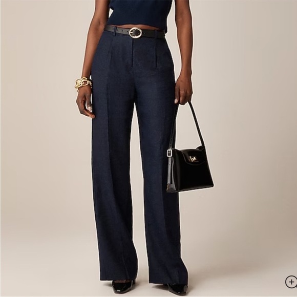 J.Crew Essential Wide-Leg Pants – Size 2 - Picture 1 of 5